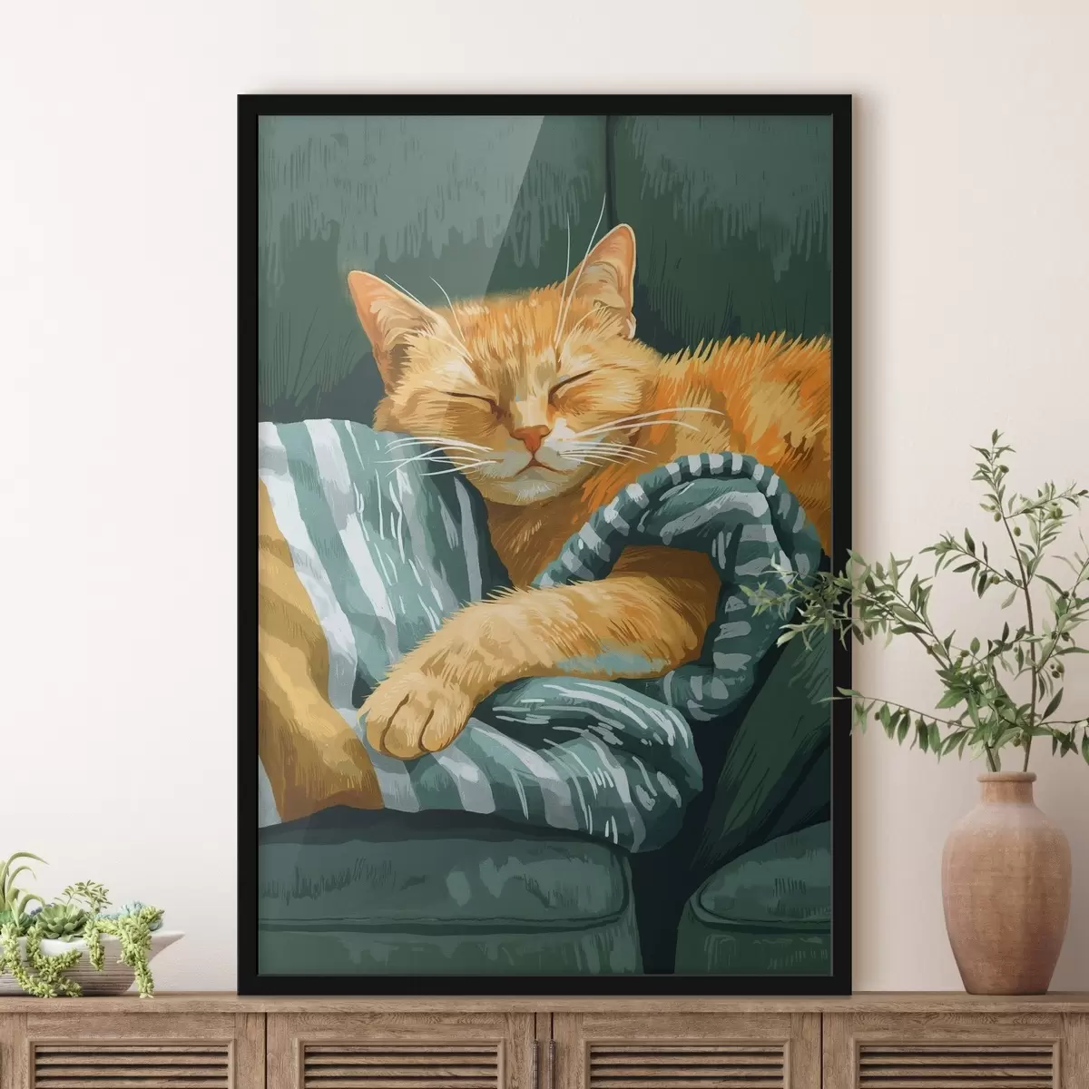 Poster Riposo del gatto f46055