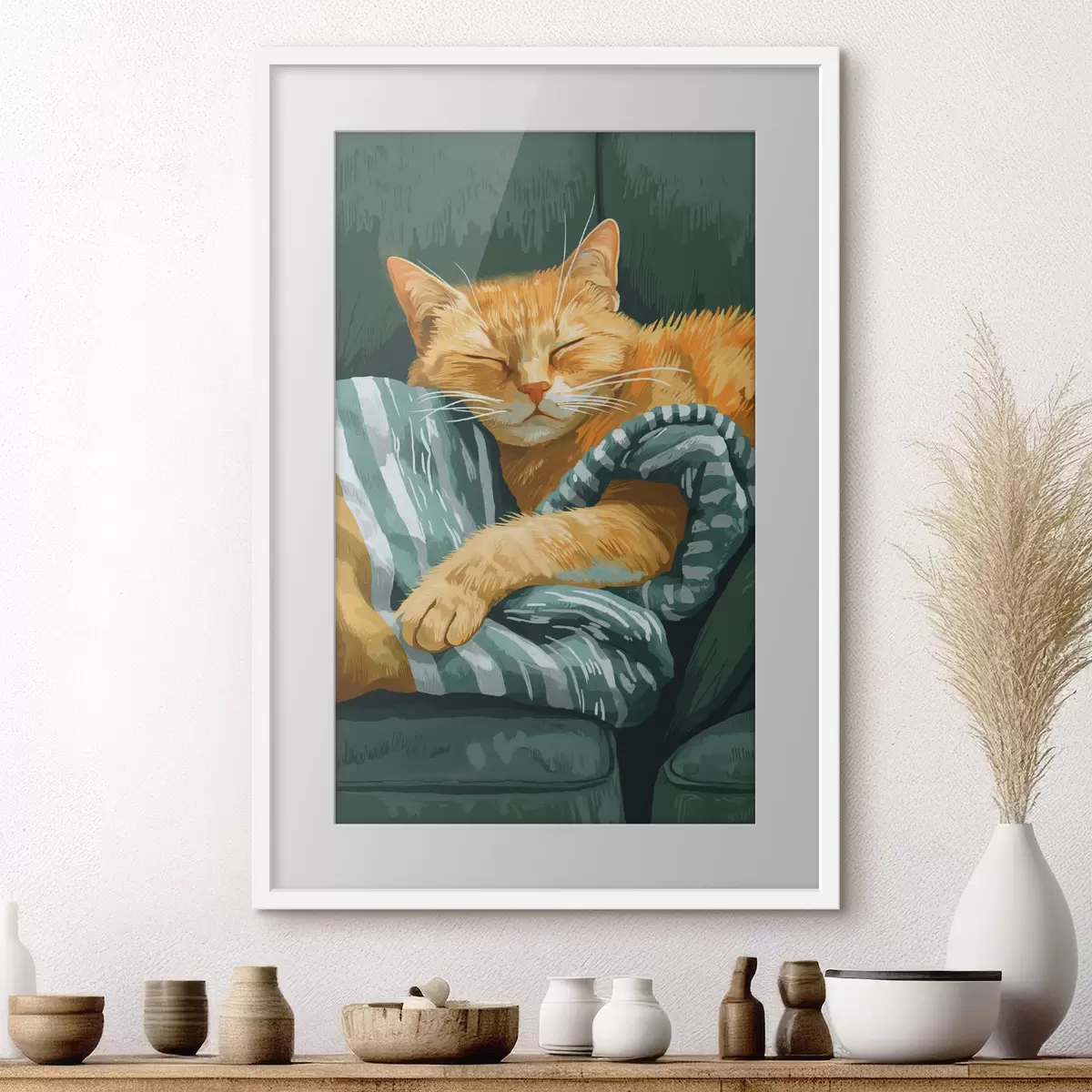 Poster Riposo del gatto f46055