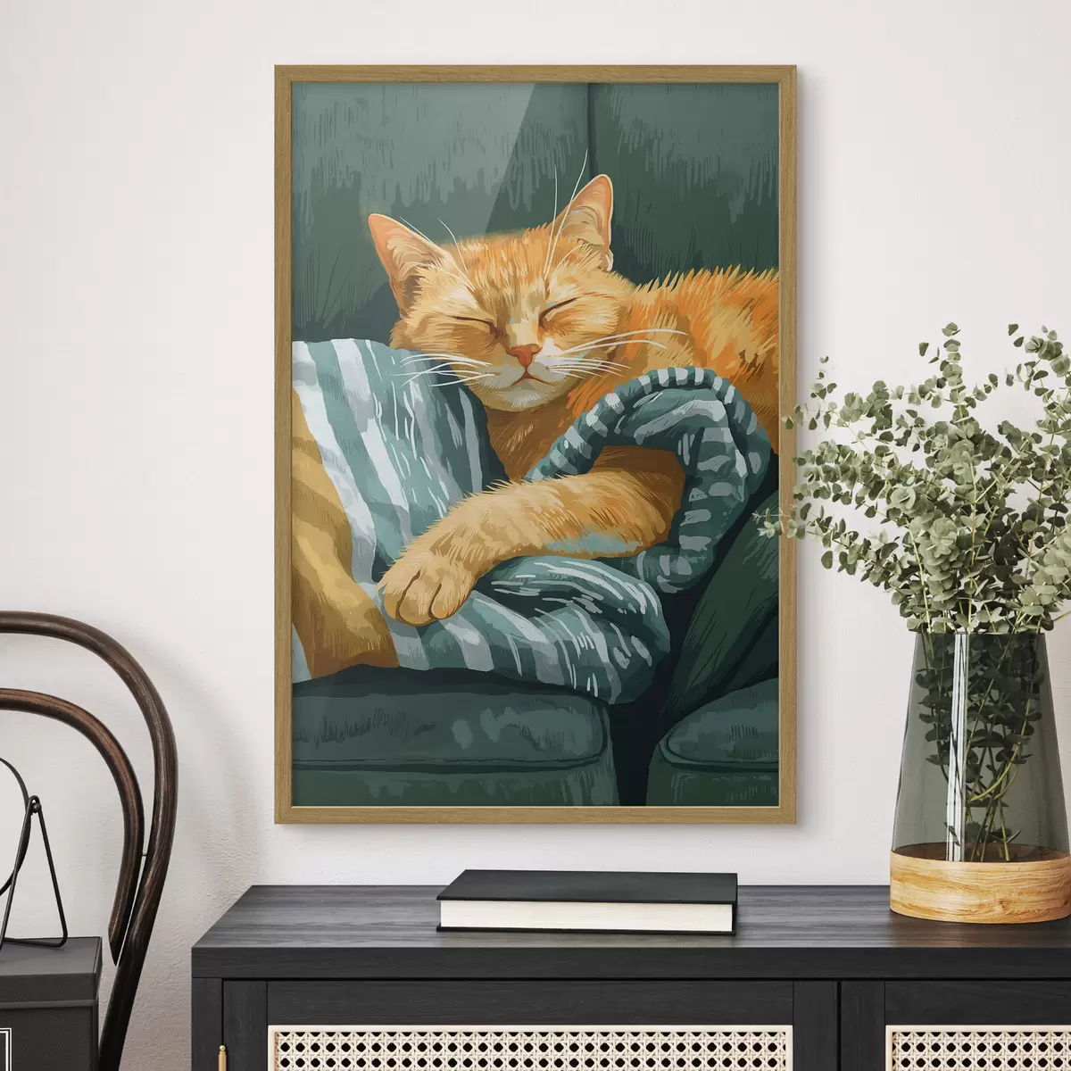 Poster Riposo del gatto f46055
