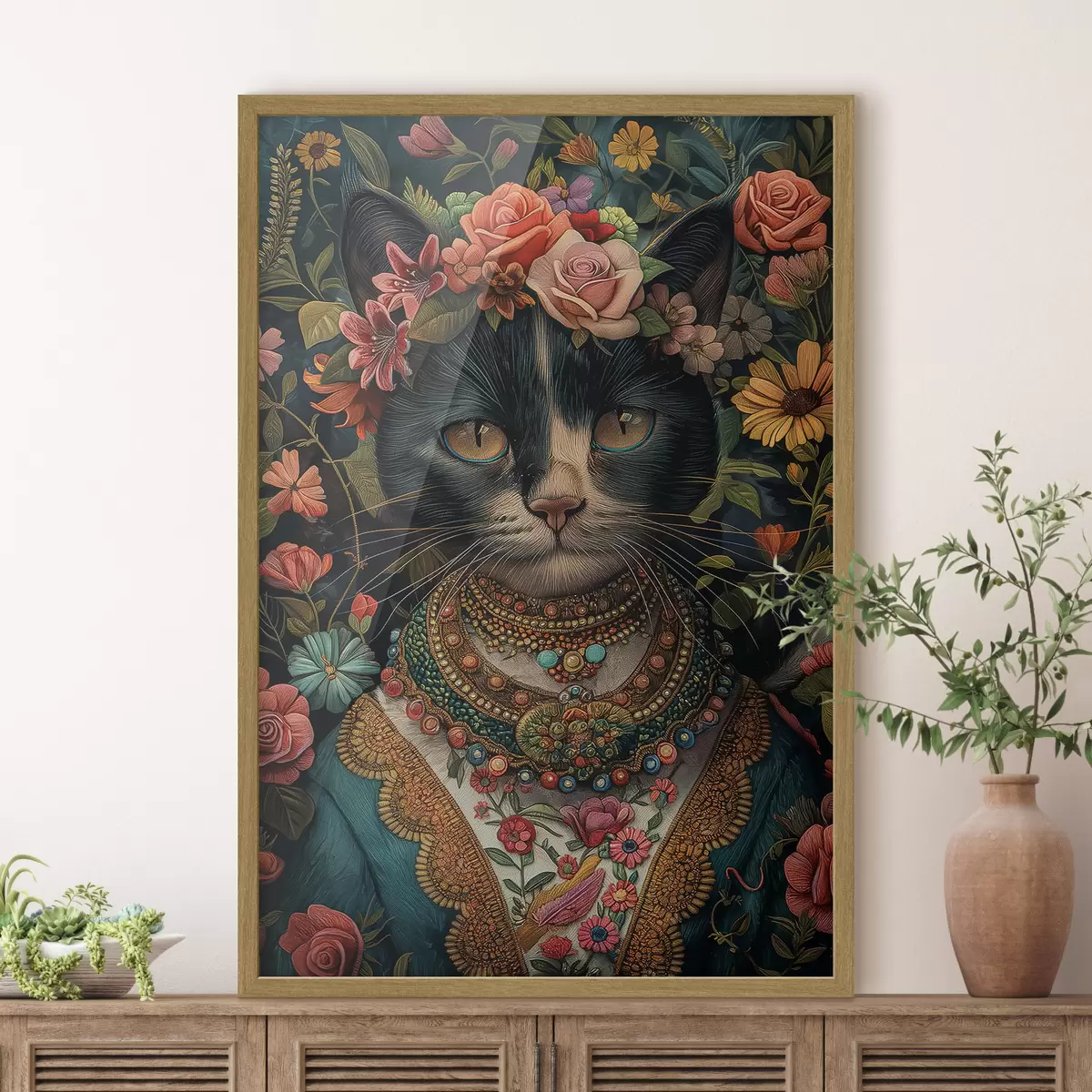 Poster Ritratto di gatto f46056
