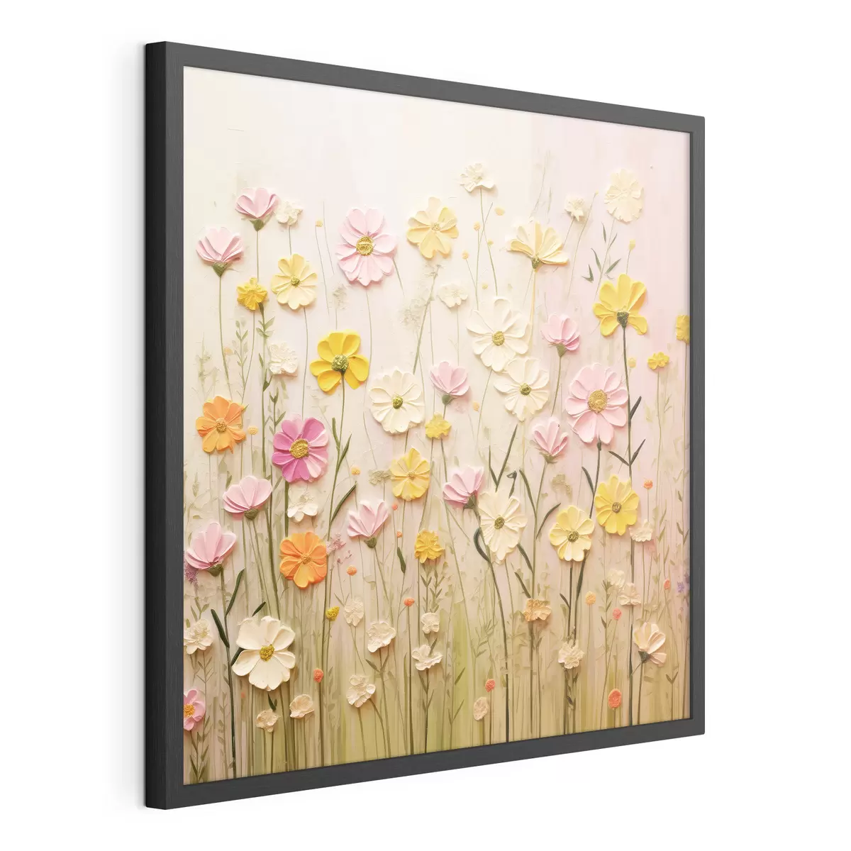 Poster Campo di fiori in stile pittura ad olio f45739