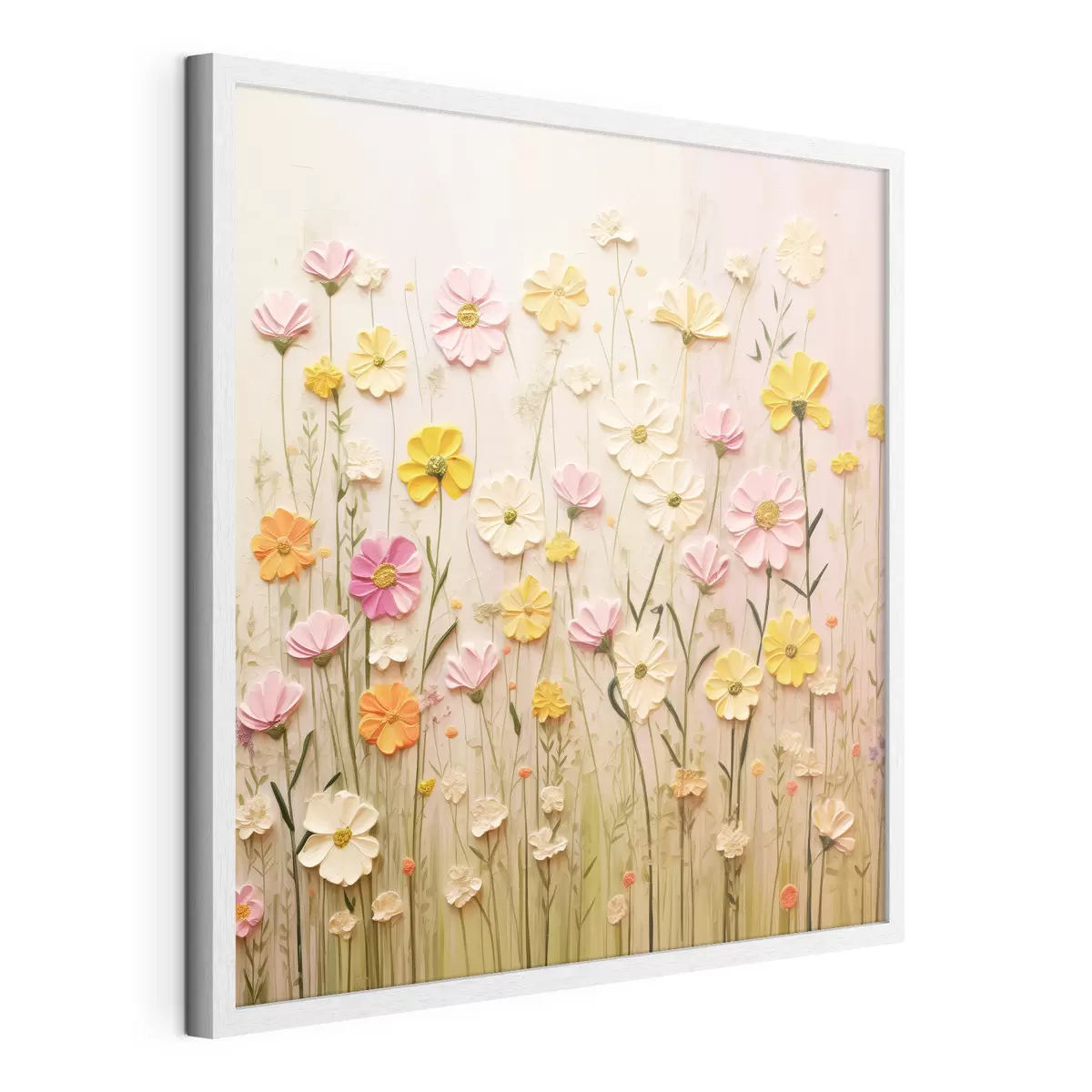 Poster Campo di fiori in stile pittura ad olio f45739