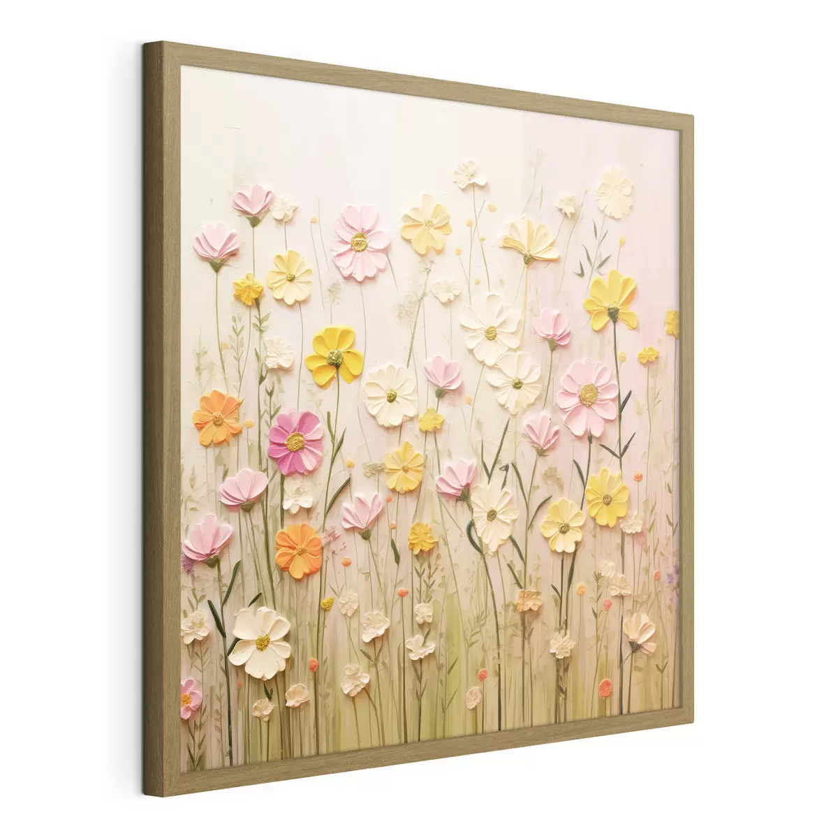 Poster Campo di fiori in stile pittura ad olio f45739