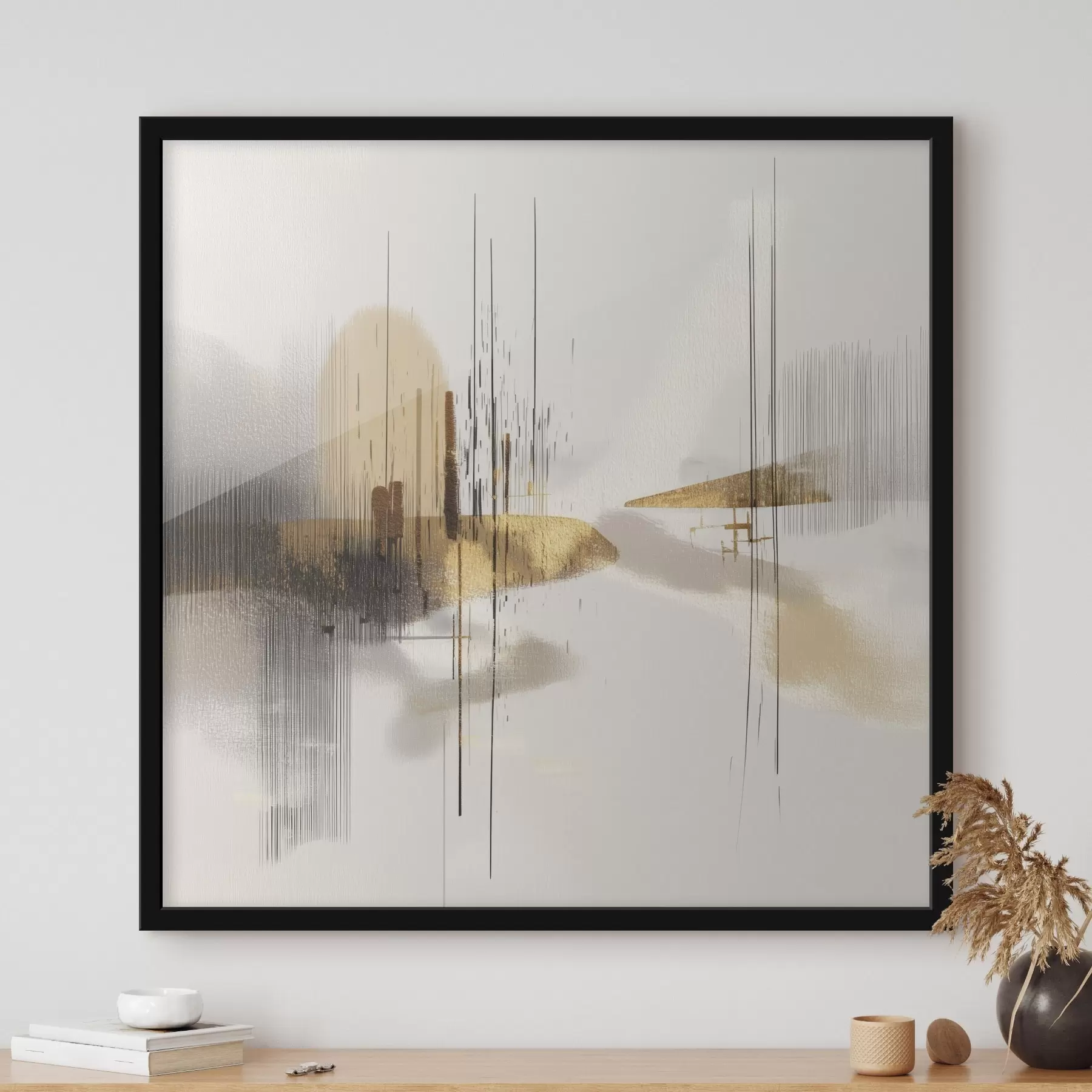 carta da parati Riva tranquilla in stile grafico minimalista nr. f45849