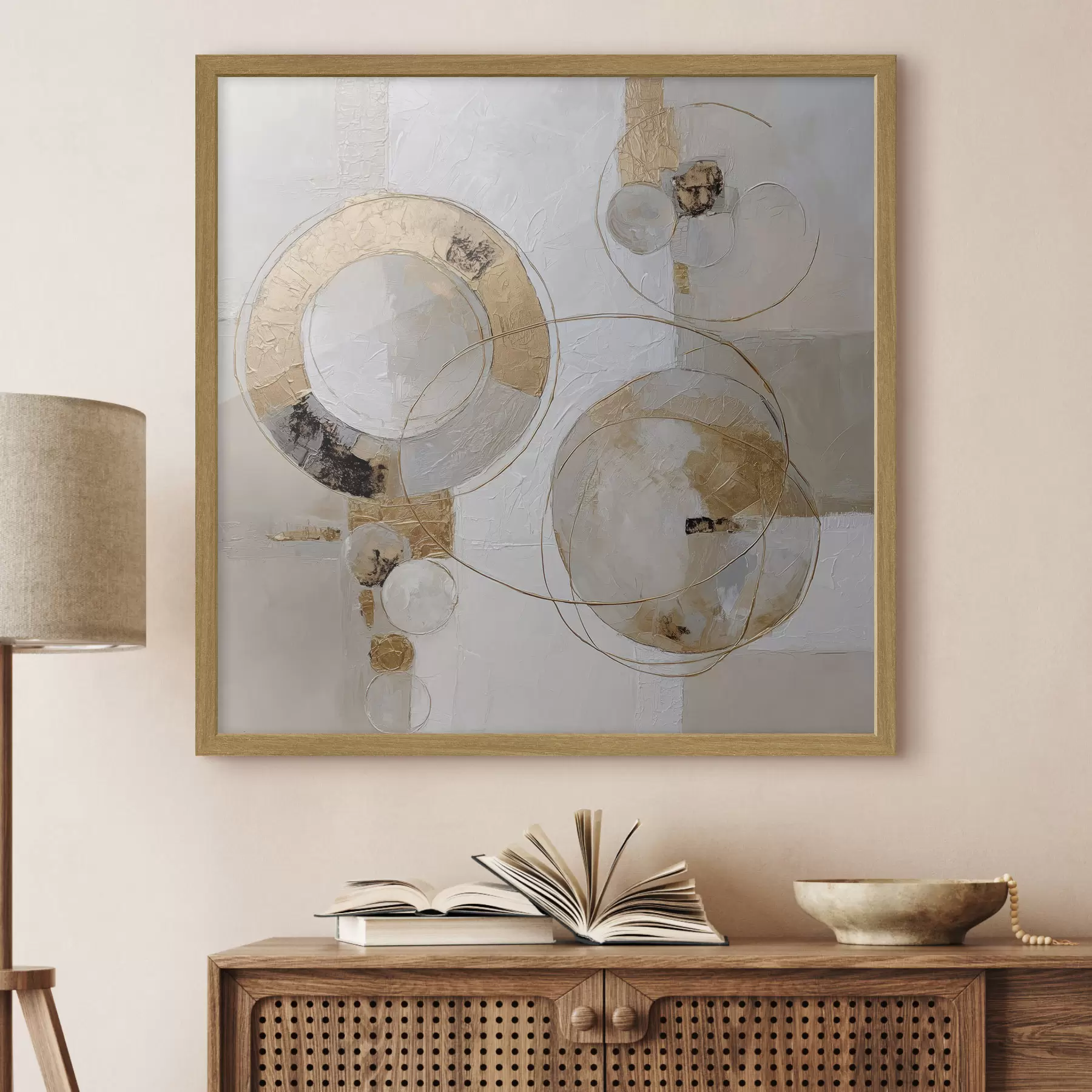 carta da parati Cerchi e nostalgia nr. f45851