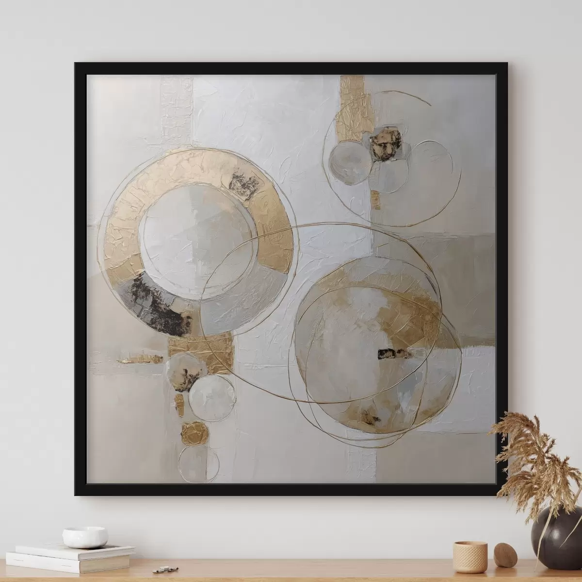 Poster Ciclicità delle forme nello stile astratto moderno f45851