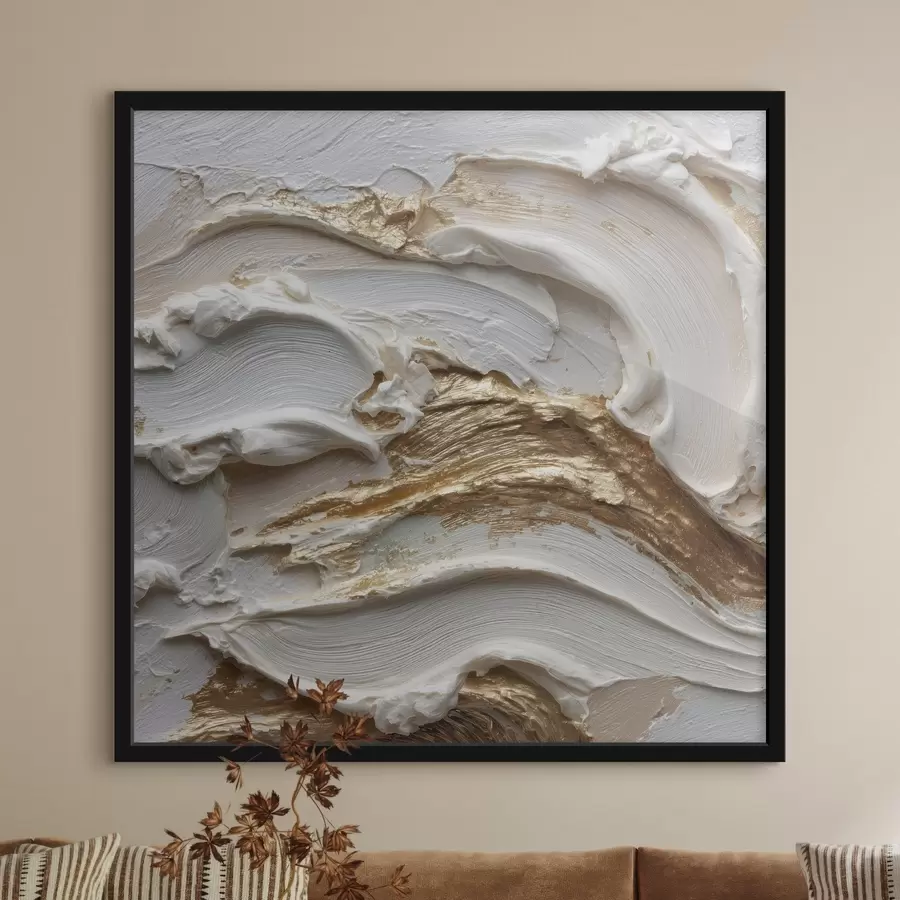 carta da parati Onda di forma in stile astratto volumetrico nr. f45853