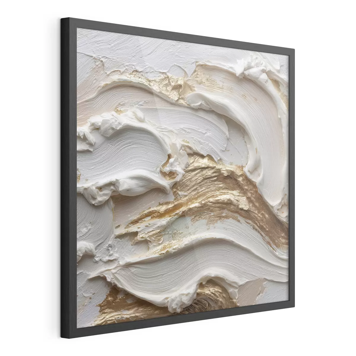 Poster Onda di forma in stile astratto volumetrico f45853