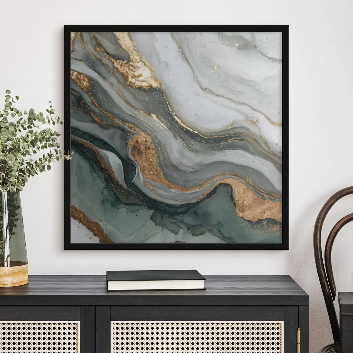 Poster Astrazione in stile marmo f45857