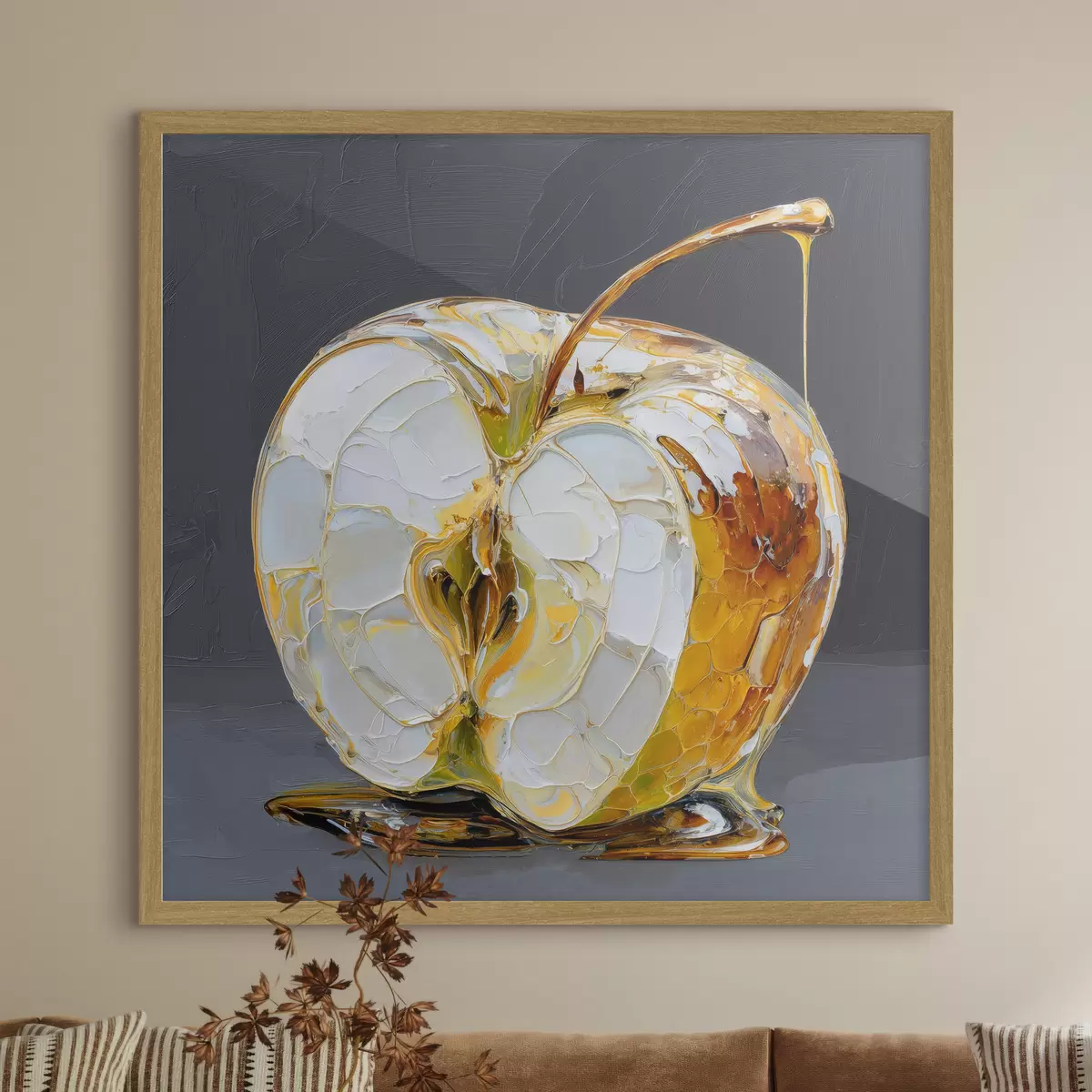 Poster Mela dolce in stile pittorico f45861