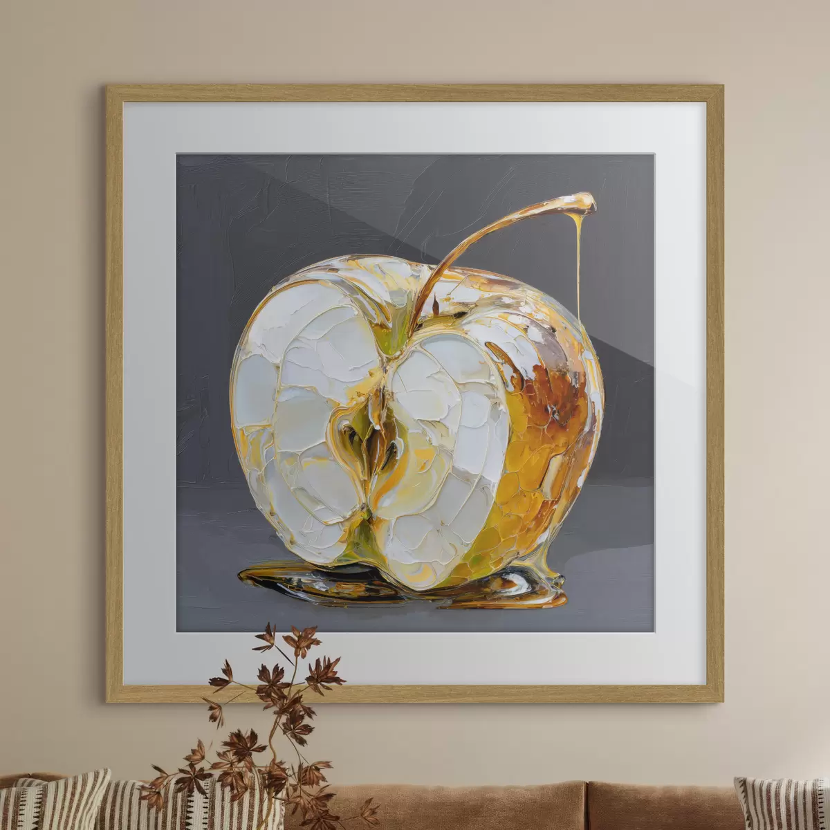 Poster Mela dolce in stile pittorico f45861