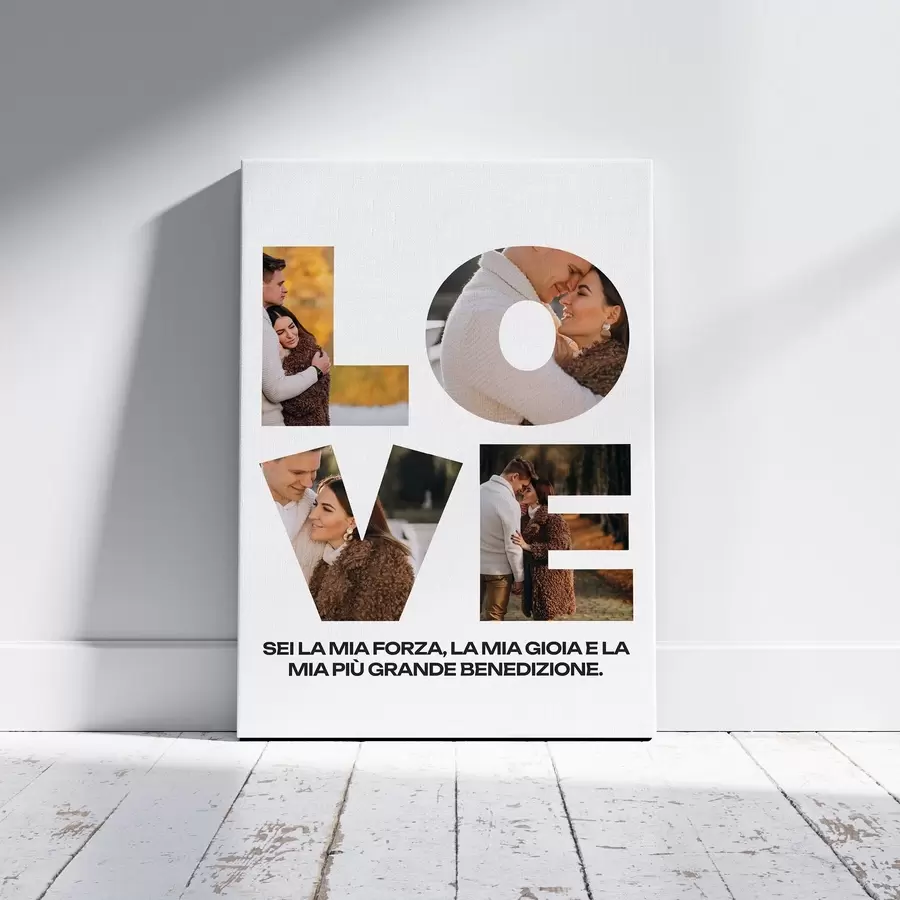 carta da parati Stampa di un collage fotografico come regalo nr. s46110