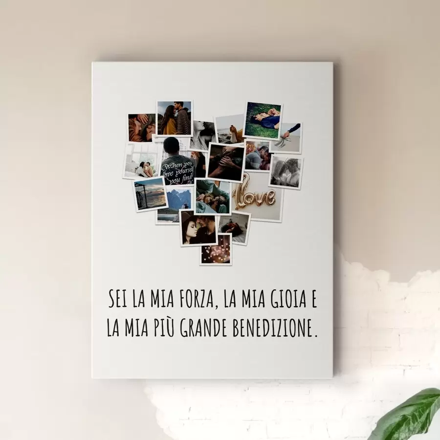 carta da parati Stampa di un collage fotografico come regalo nr. s46113