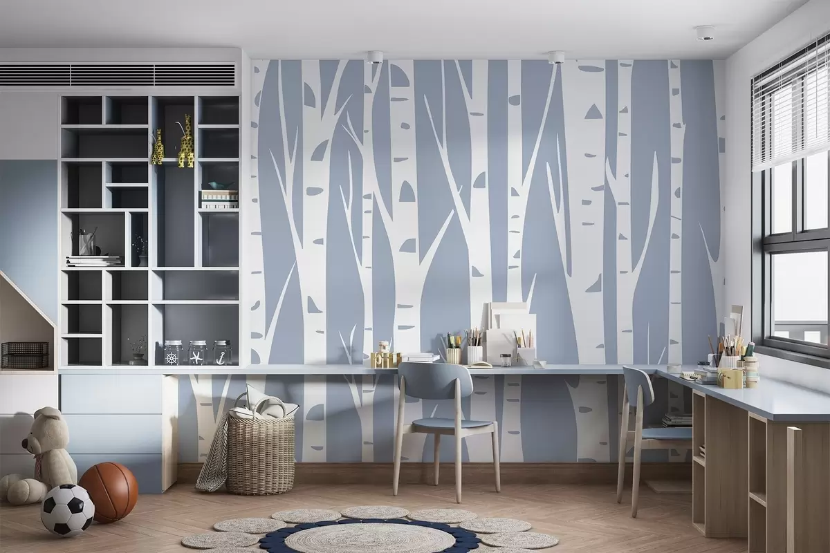 carta da parati Bosco di betulle nr. w04658v1