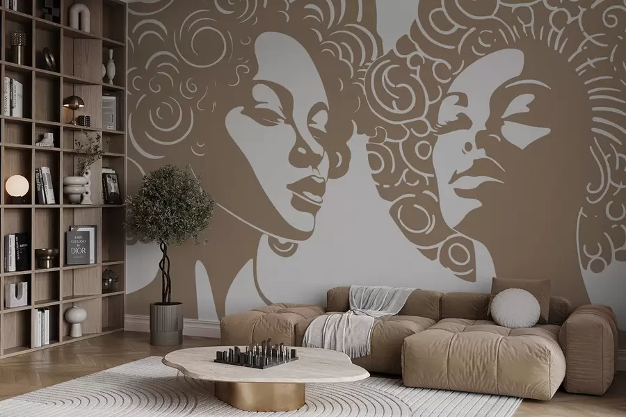 carta da parati Due ragazze nr. w04688