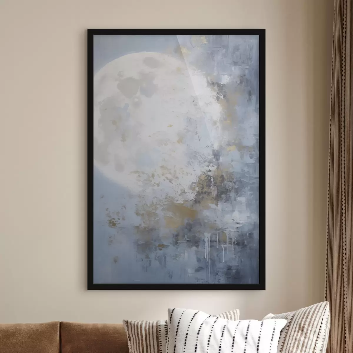 Poster Astrazione lunare f46125