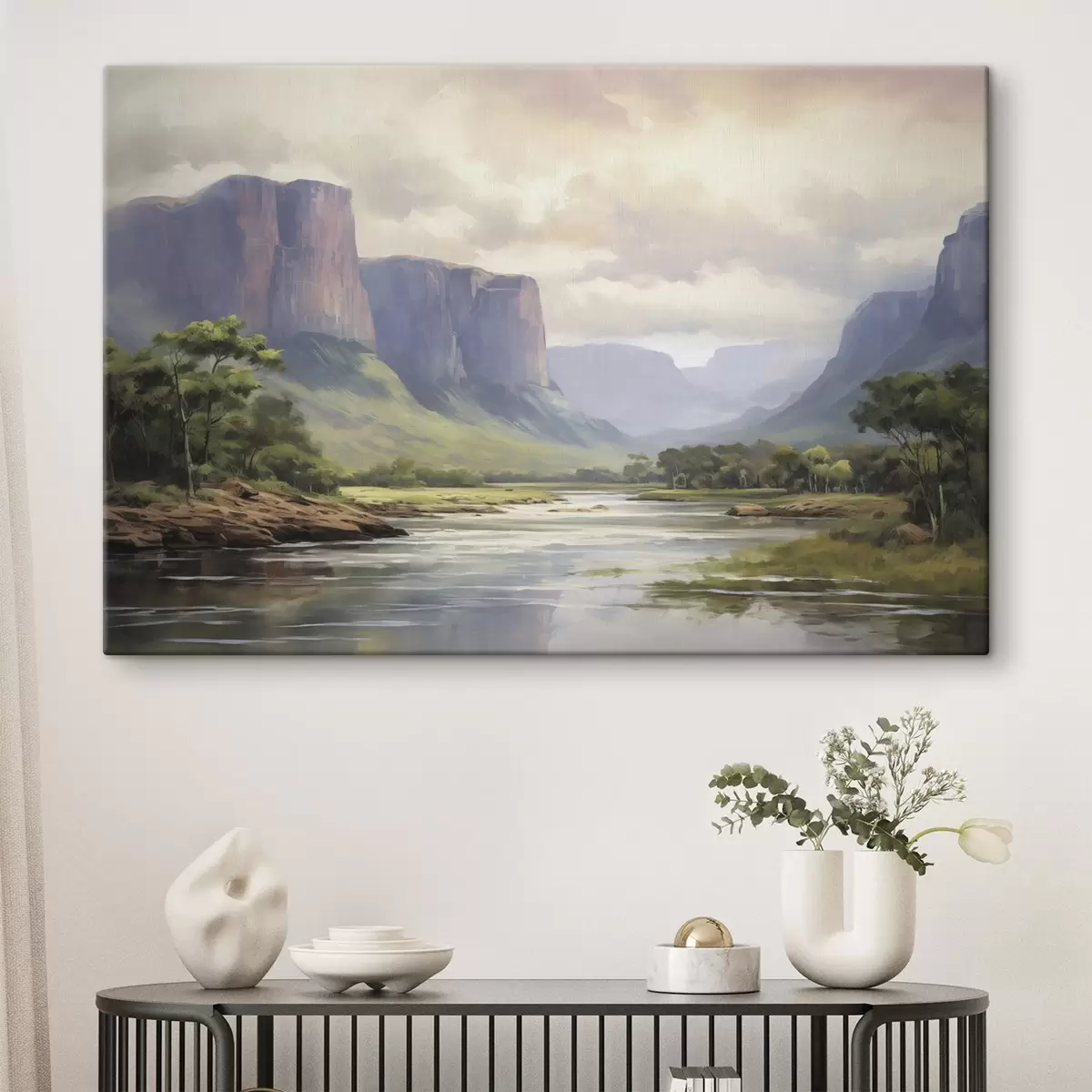 carta da parati Parco con vista sulle montagne nr. s46194