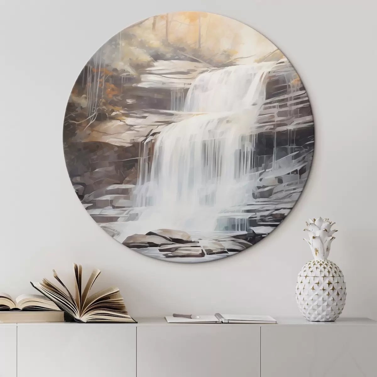 Quadri rotondi Cascata r46197