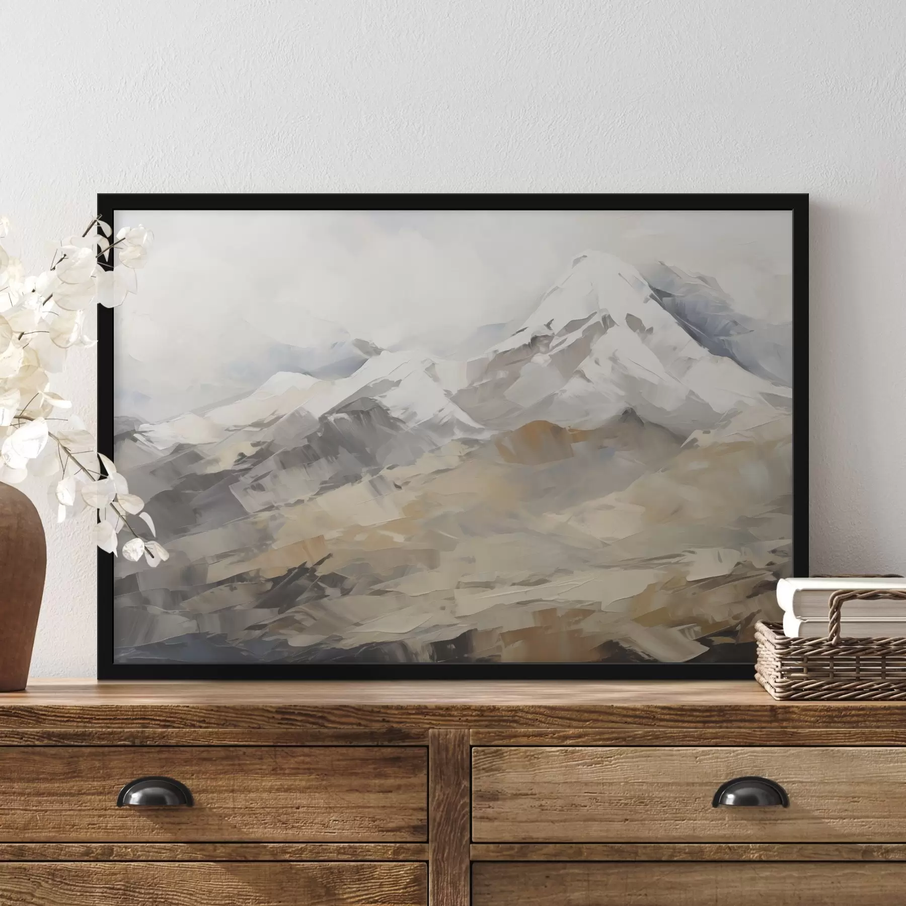 carta da parati Dipinto che imita la montagna nr. f46193