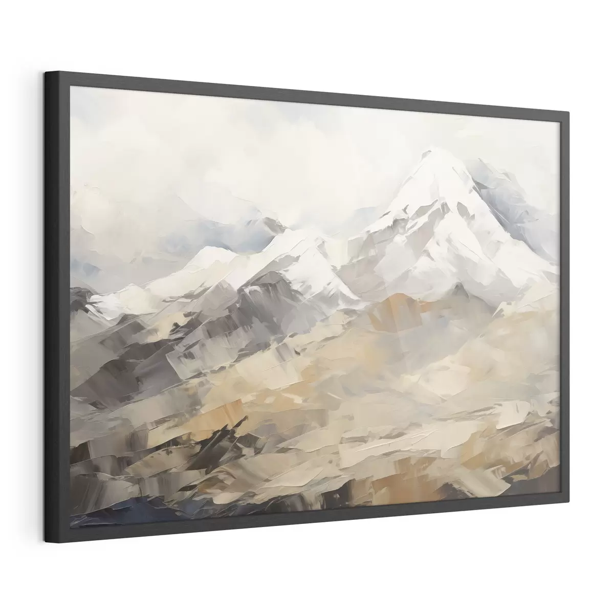 Poster Dipinto che imita la montagna f46193