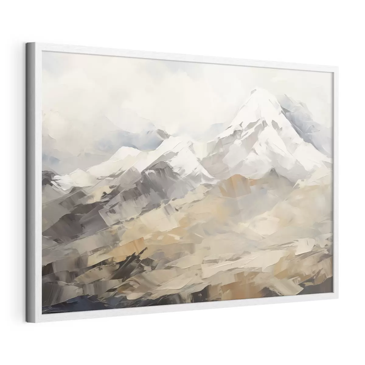 Poster Dipinto che imita la montagna f46193