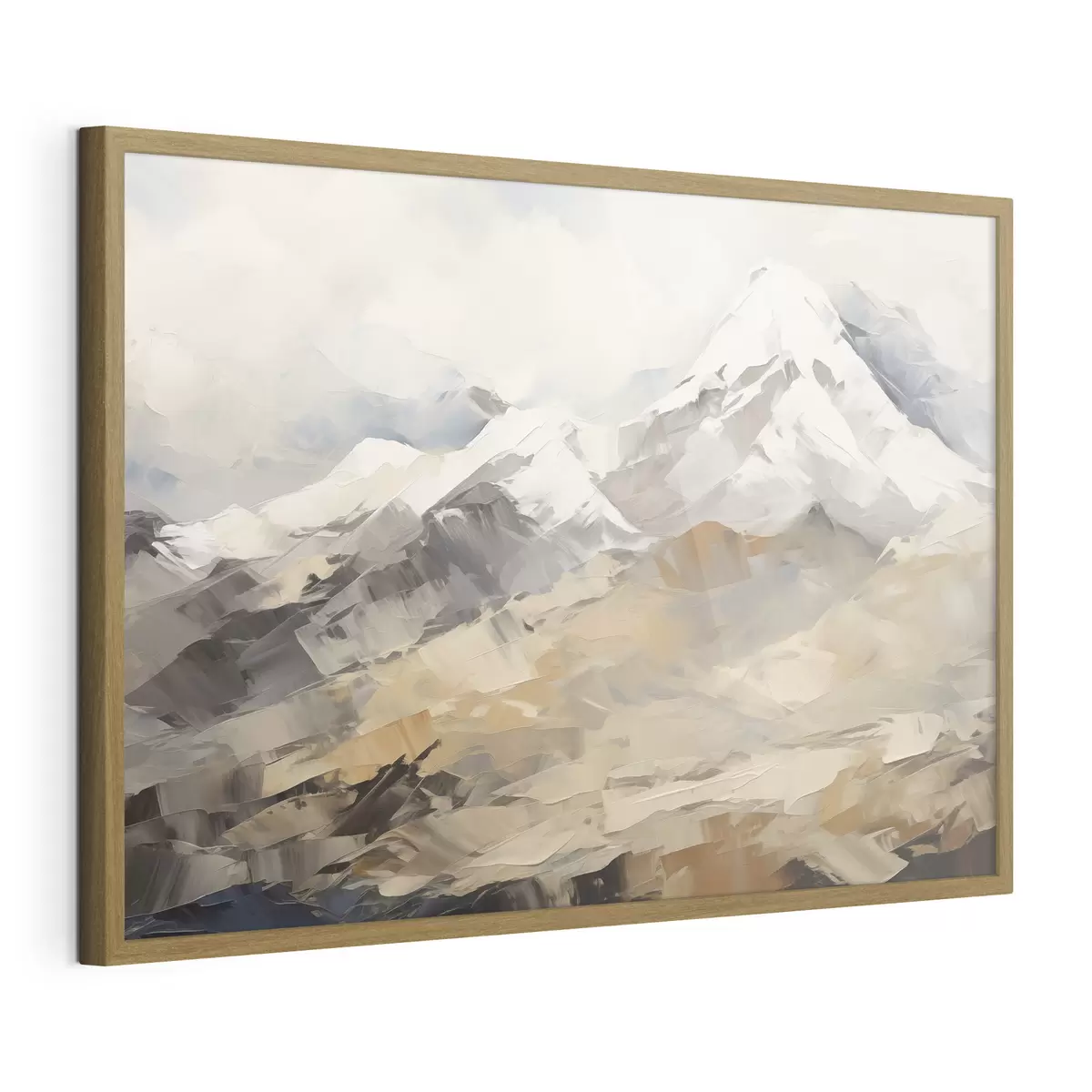 Poster Dipinto che imita la montagna f46193