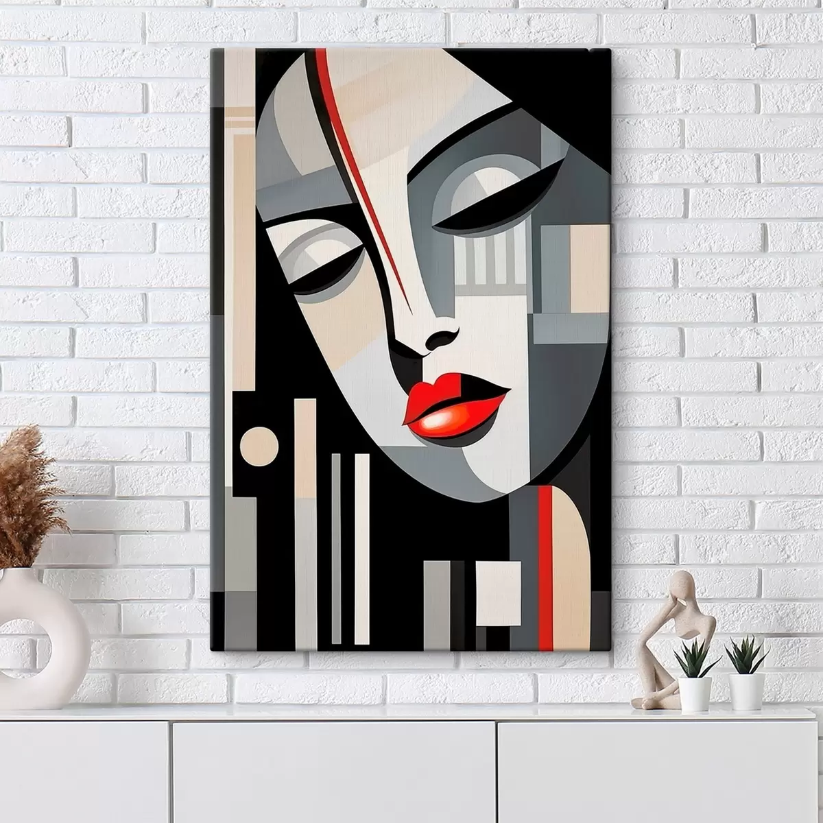 carta da parati Volto astratto nr. s46213