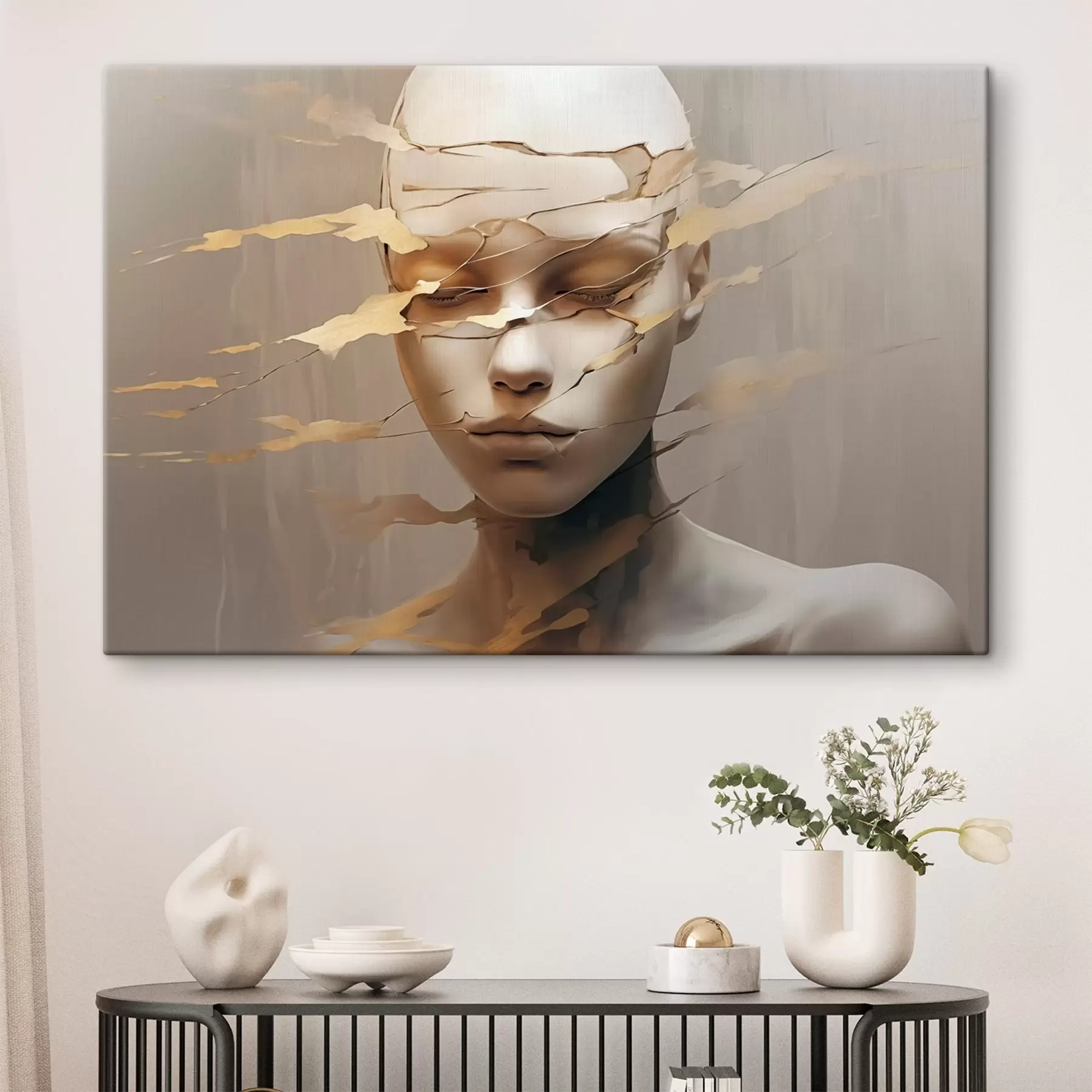 carta da parati Faccia rotta nr. s46225