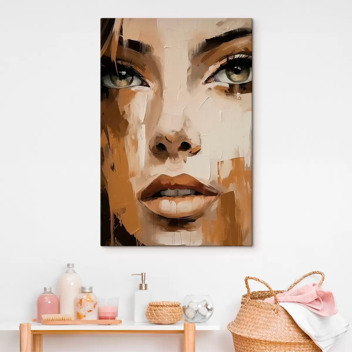 carta da parati Ritratto femminile astratto nr. s46228