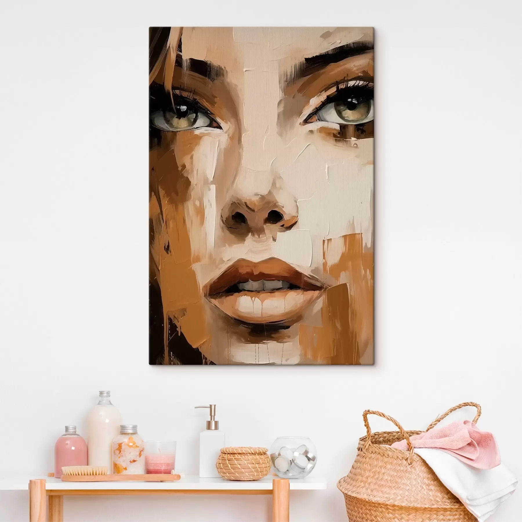 carta da parati Ritratto femminile astratto nr. s46228