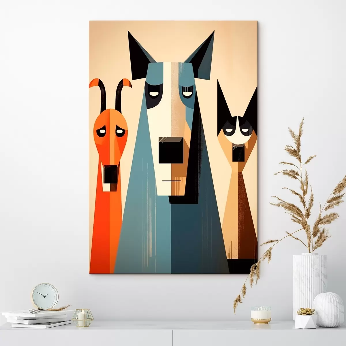 carta da parati Abstract Cani nr. s46235