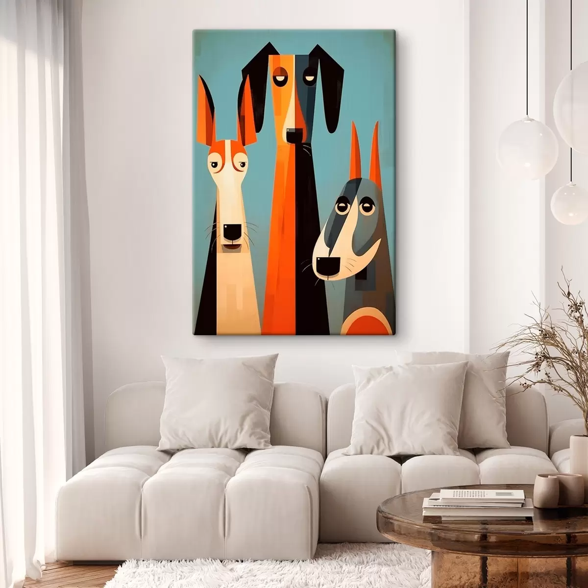 carta da parati Abstract Cani nr. s46236