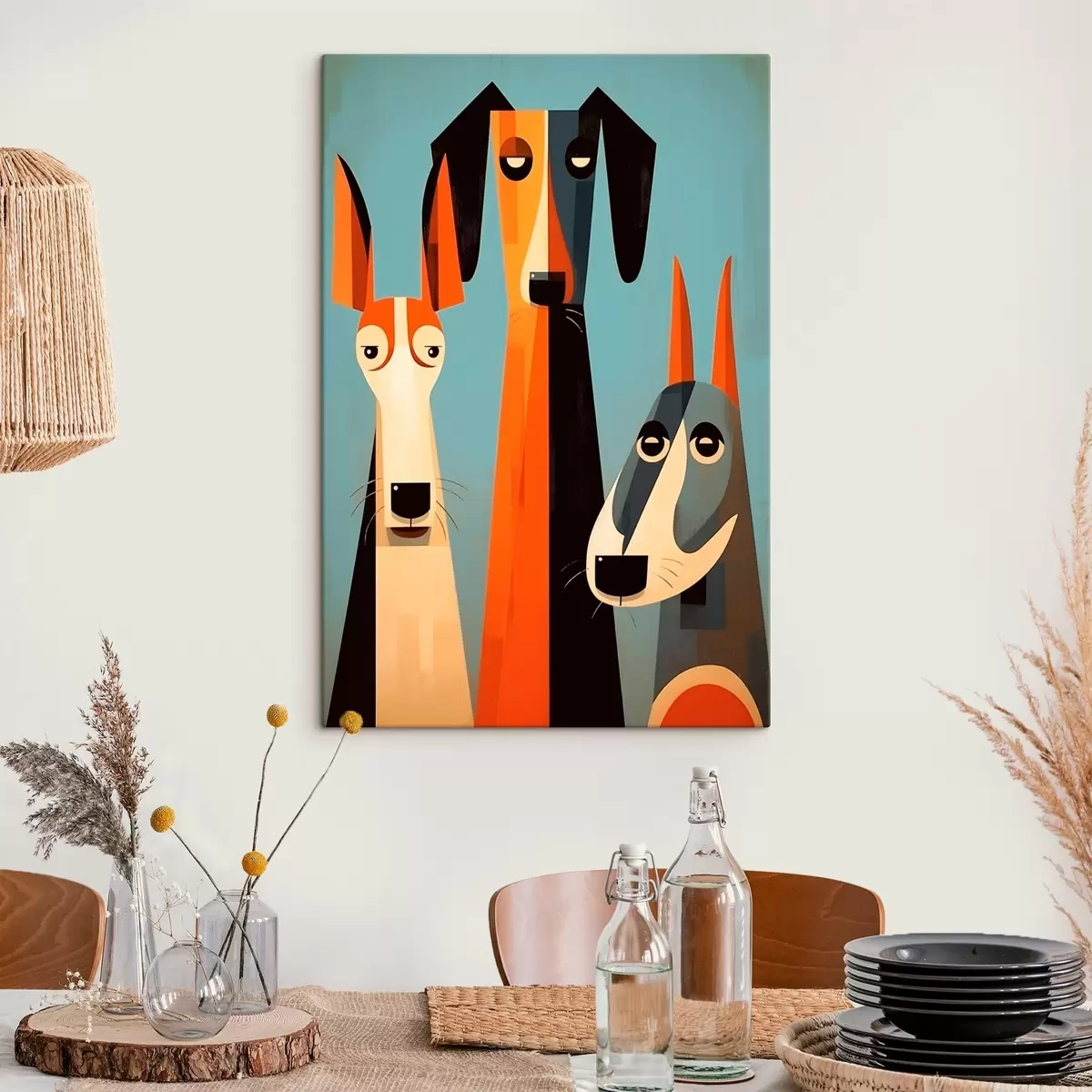 carta da parati Abstract Cani nr. s46236