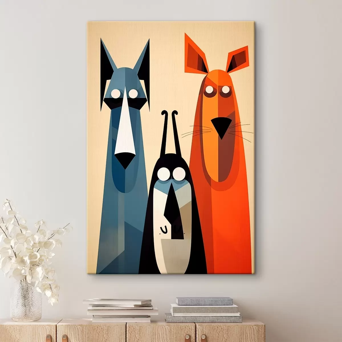 carta da parati Abstract Cani nr. s46237