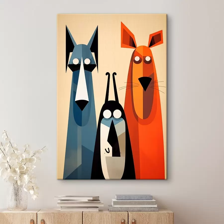 carta da parati Abstract Cani nr. s46237