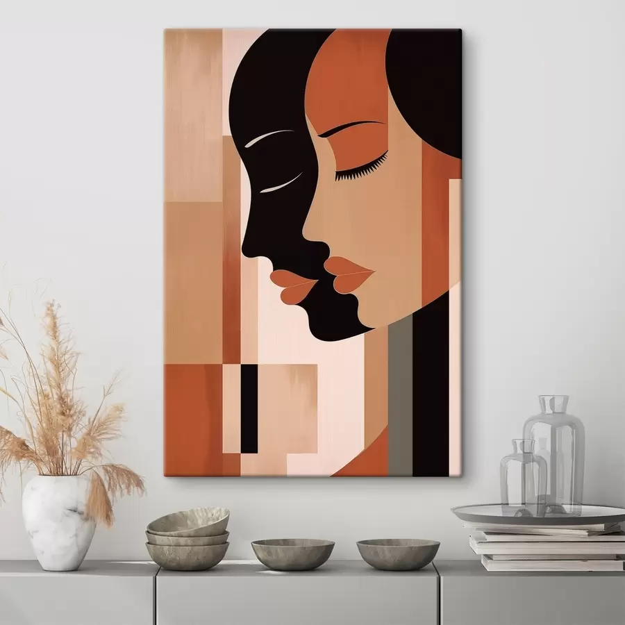 carta da parati Volti astratti nr. s46241