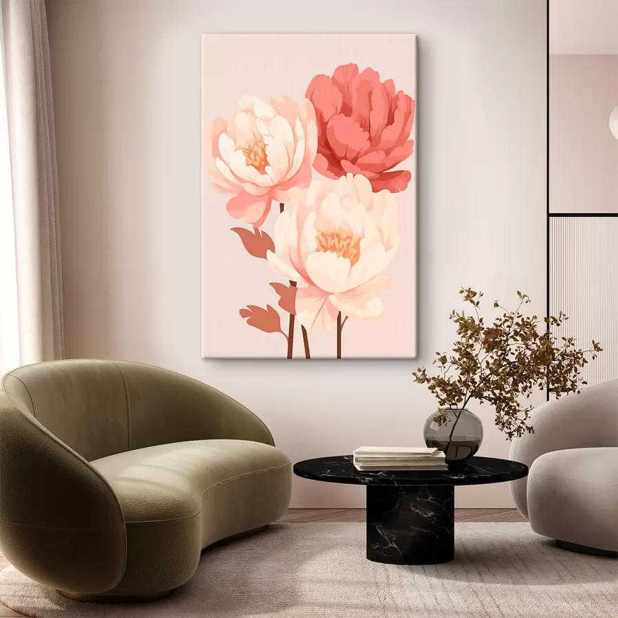 carta da parati Peonie nr. s46252