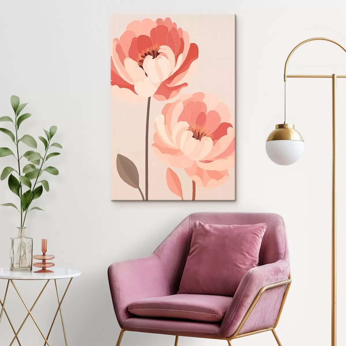 carta da parati Peonie nr. s46253