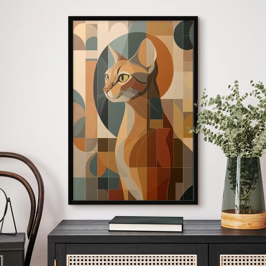 carta da parati Gatto astratto nr. f46209