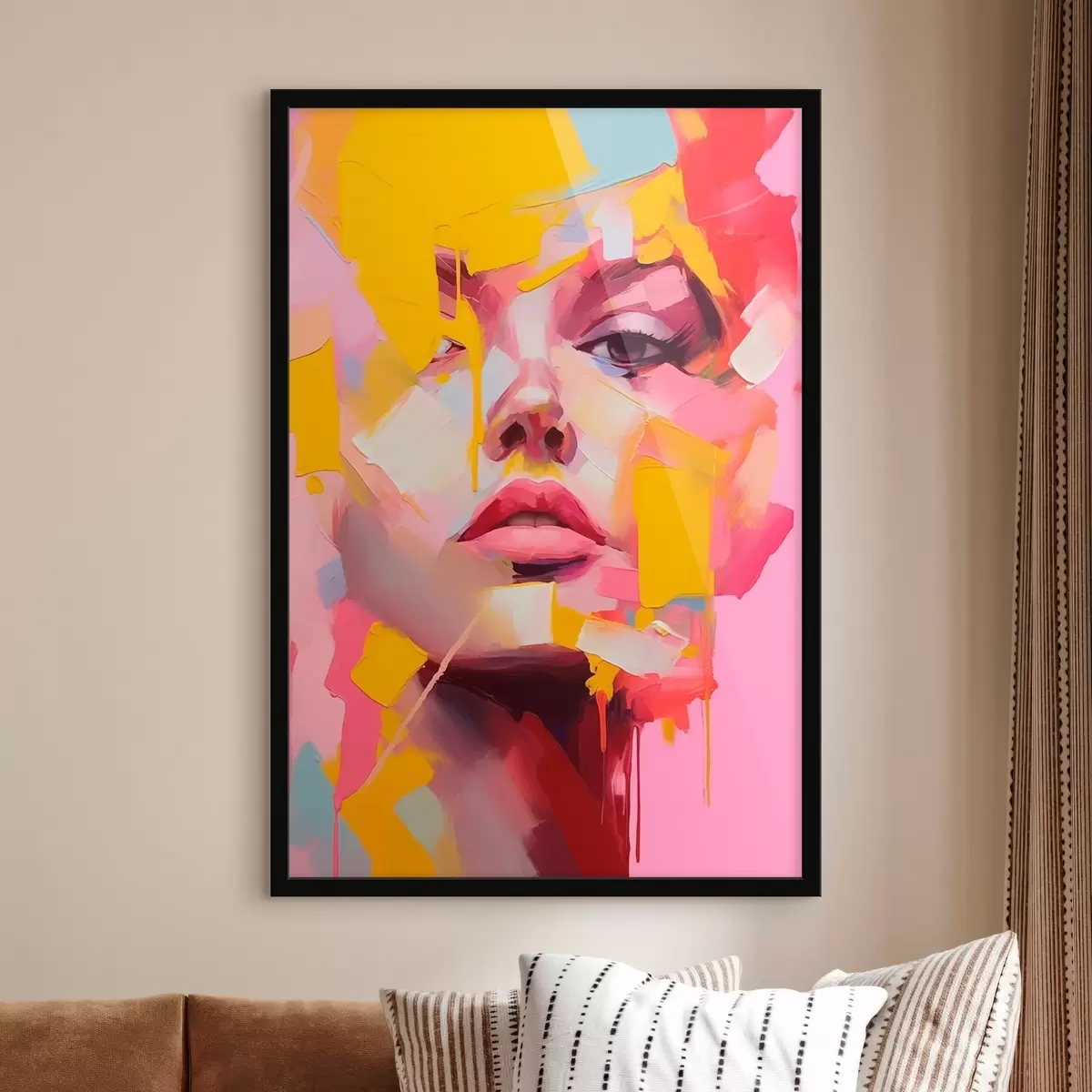 Poster Volto astratto f46217