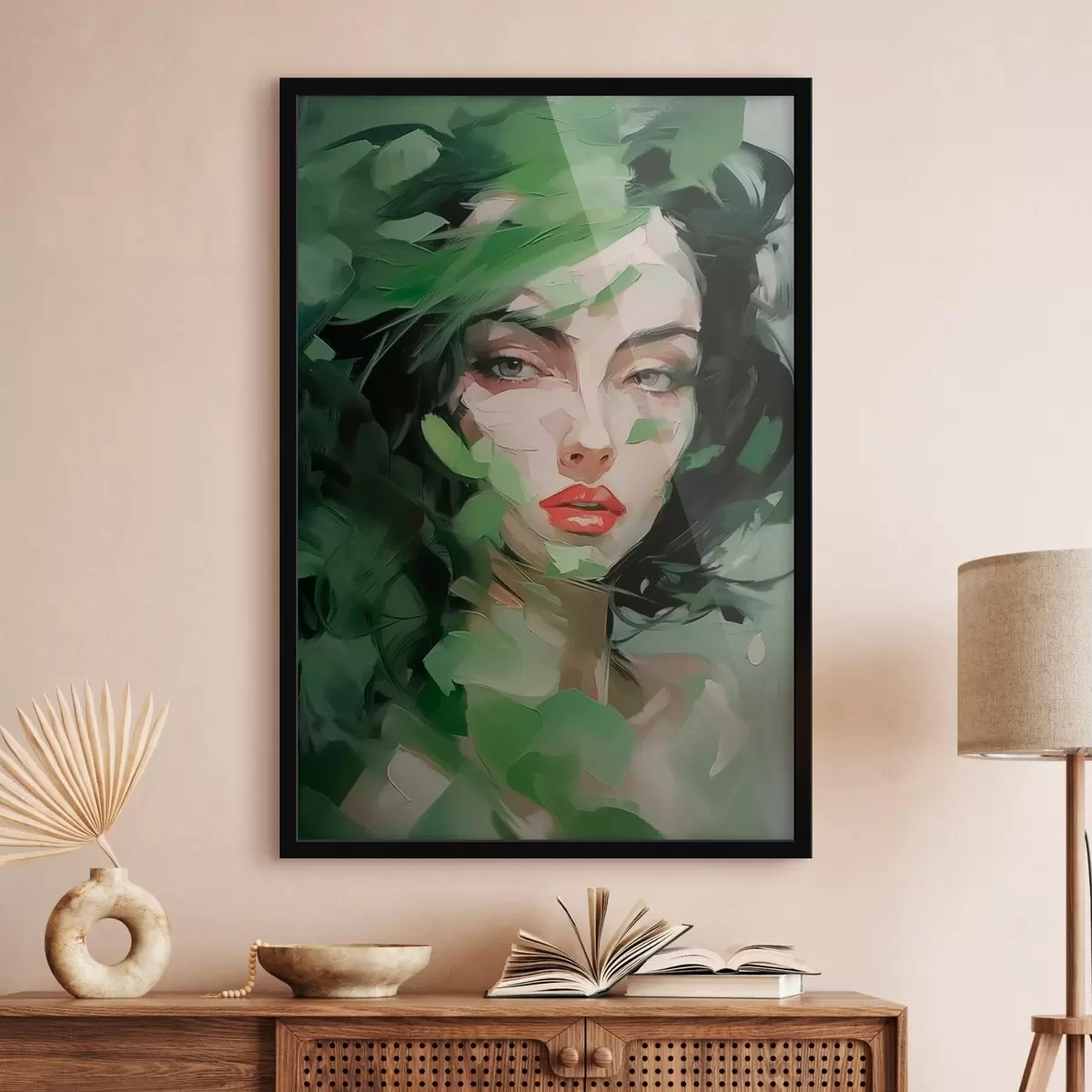 Poster Ritratto femminile astratto f46224