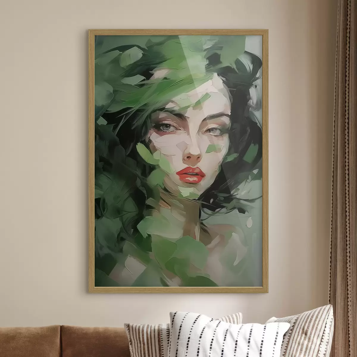 Poster Ritratto femminile astratto f46224