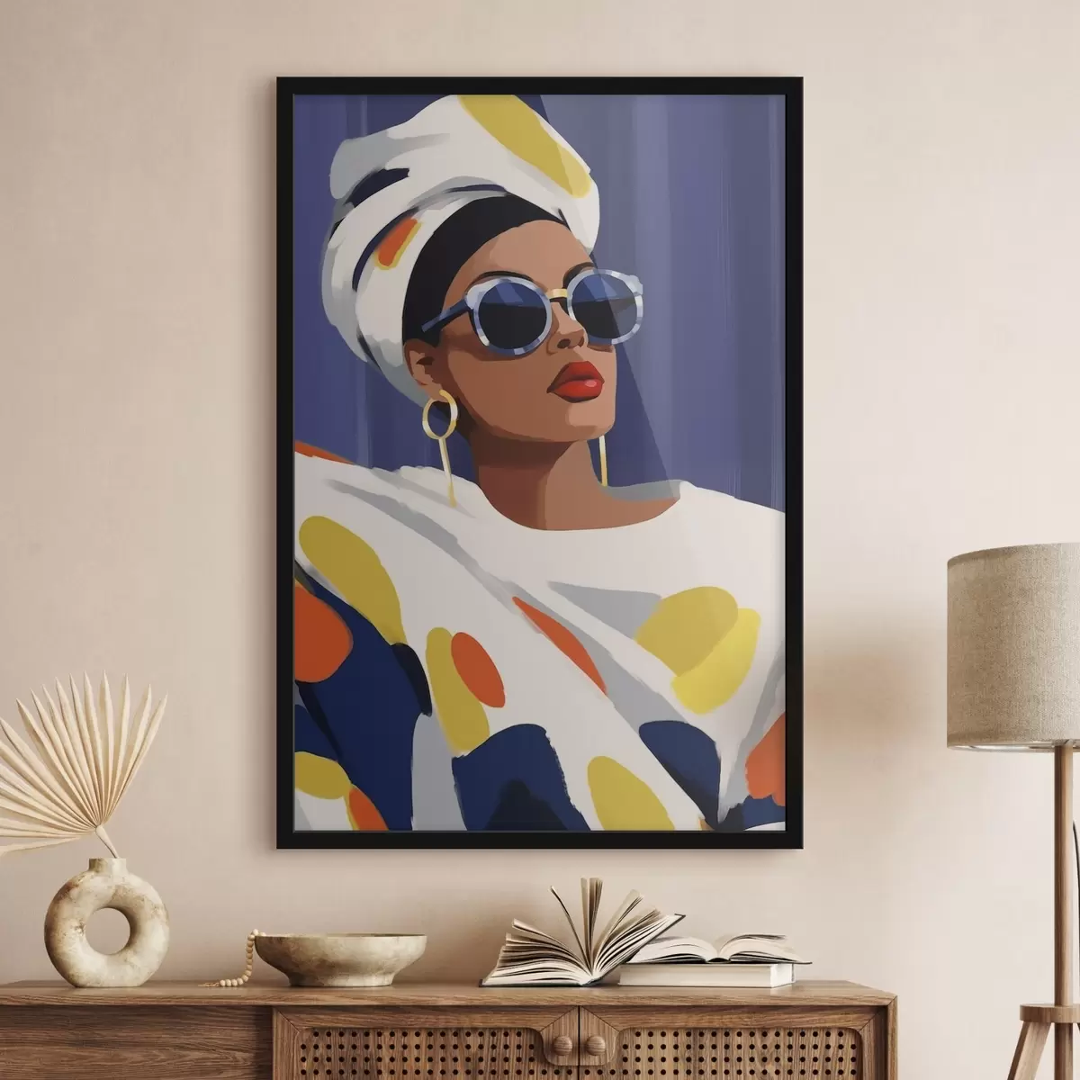 Poster Donna con gli occhiali f46231