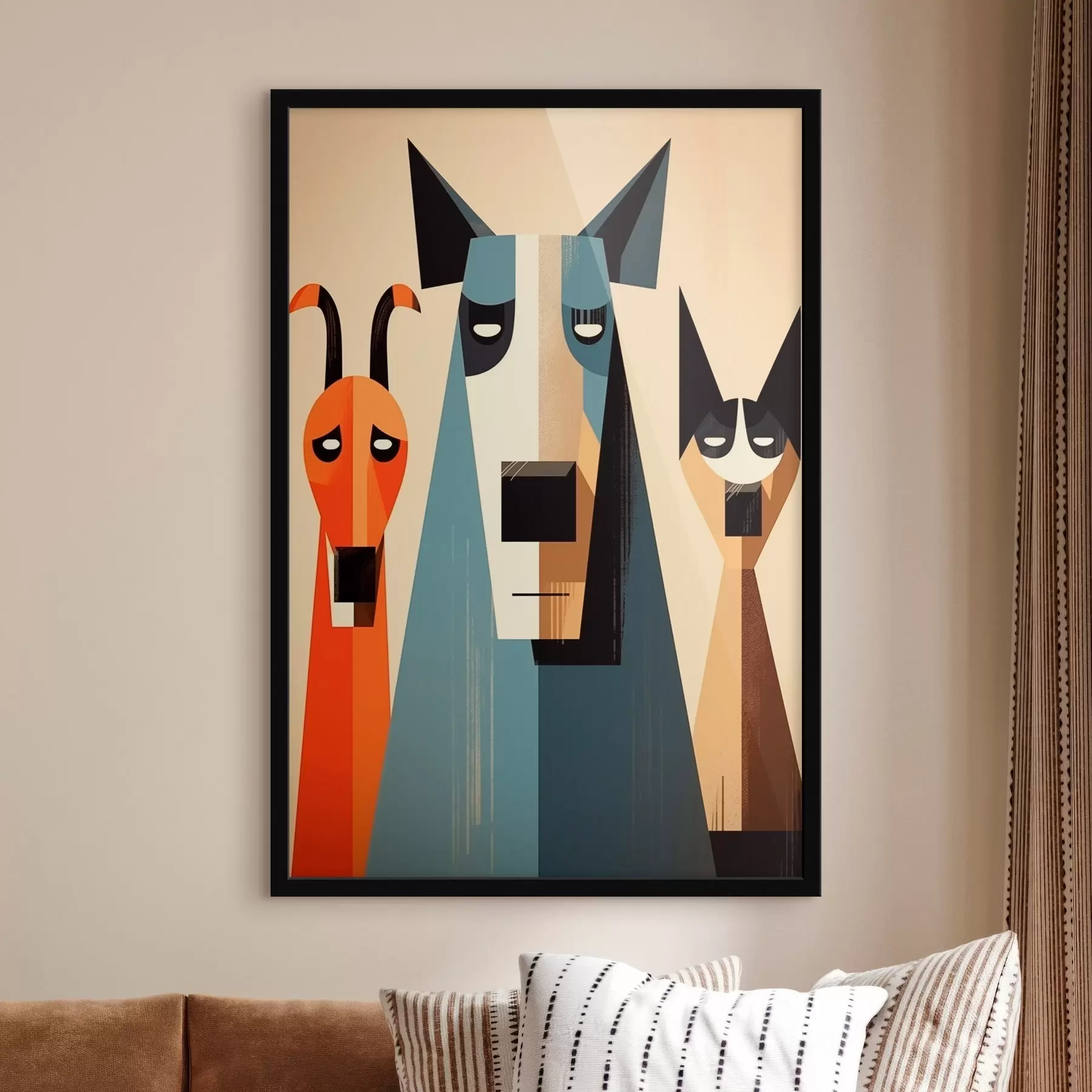 carta da parati Abstract Cani nr. f46235