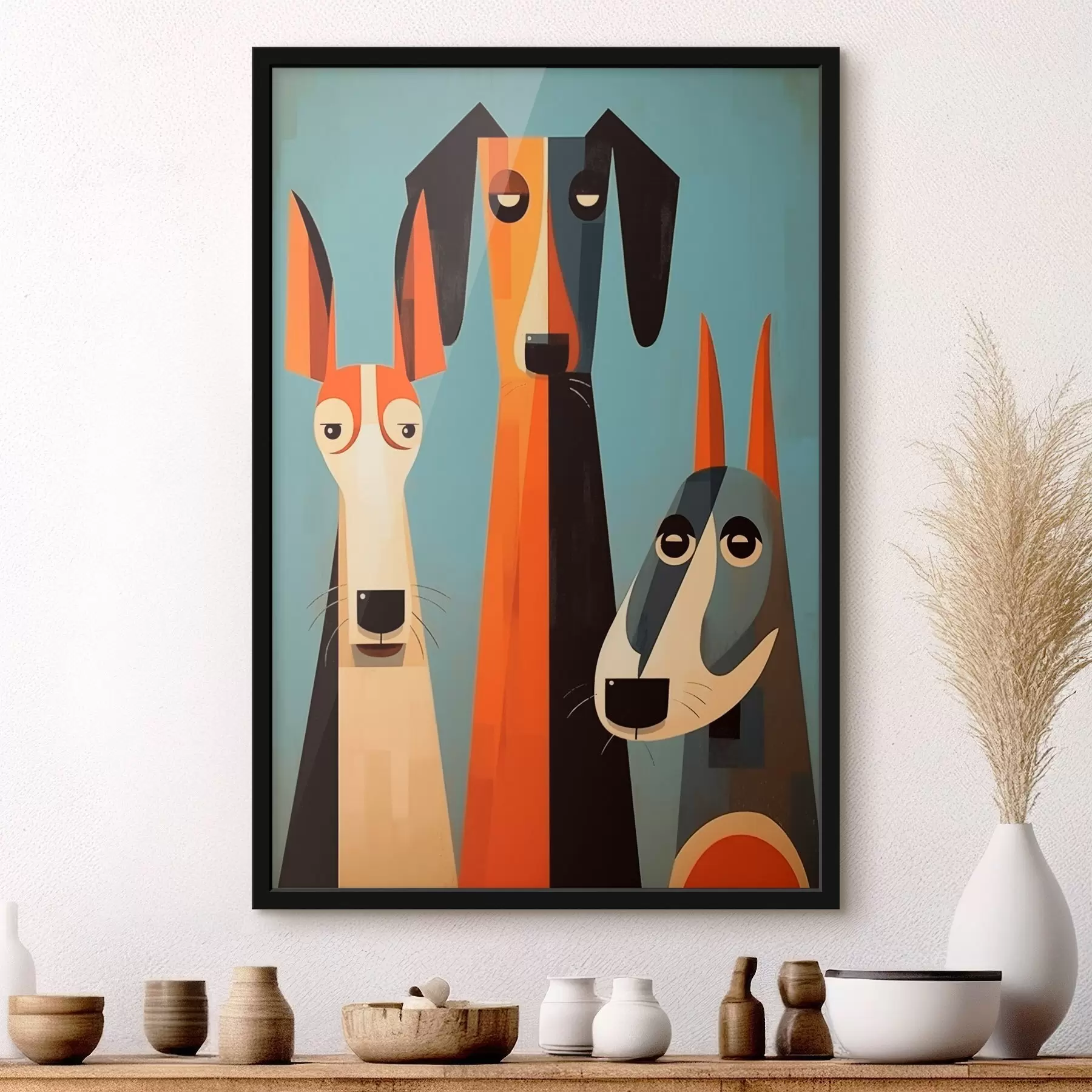 carta da parati Abstract Cani nr. f46236