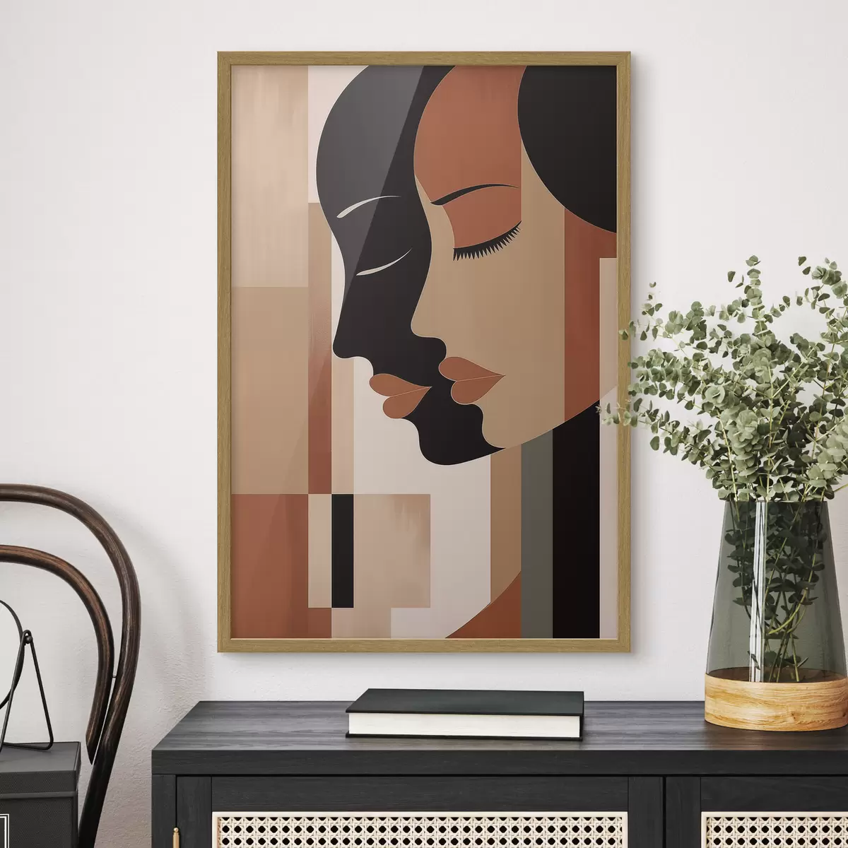Poster Volti astratti f46241