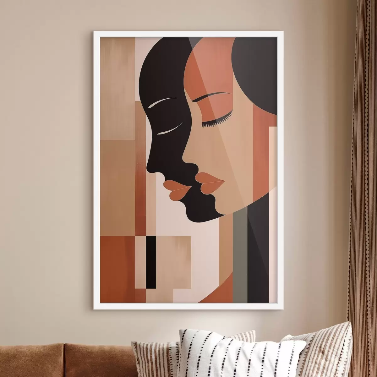 Poster Volti astratti f46241