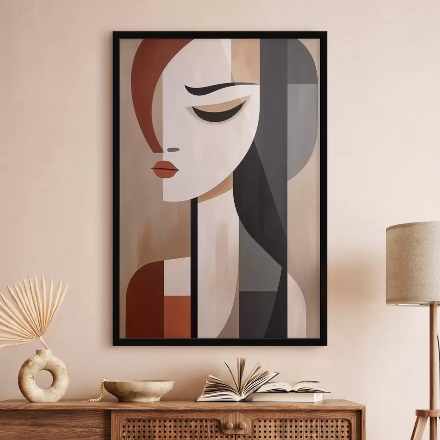 carta da parati Facce astratte nr. f46242