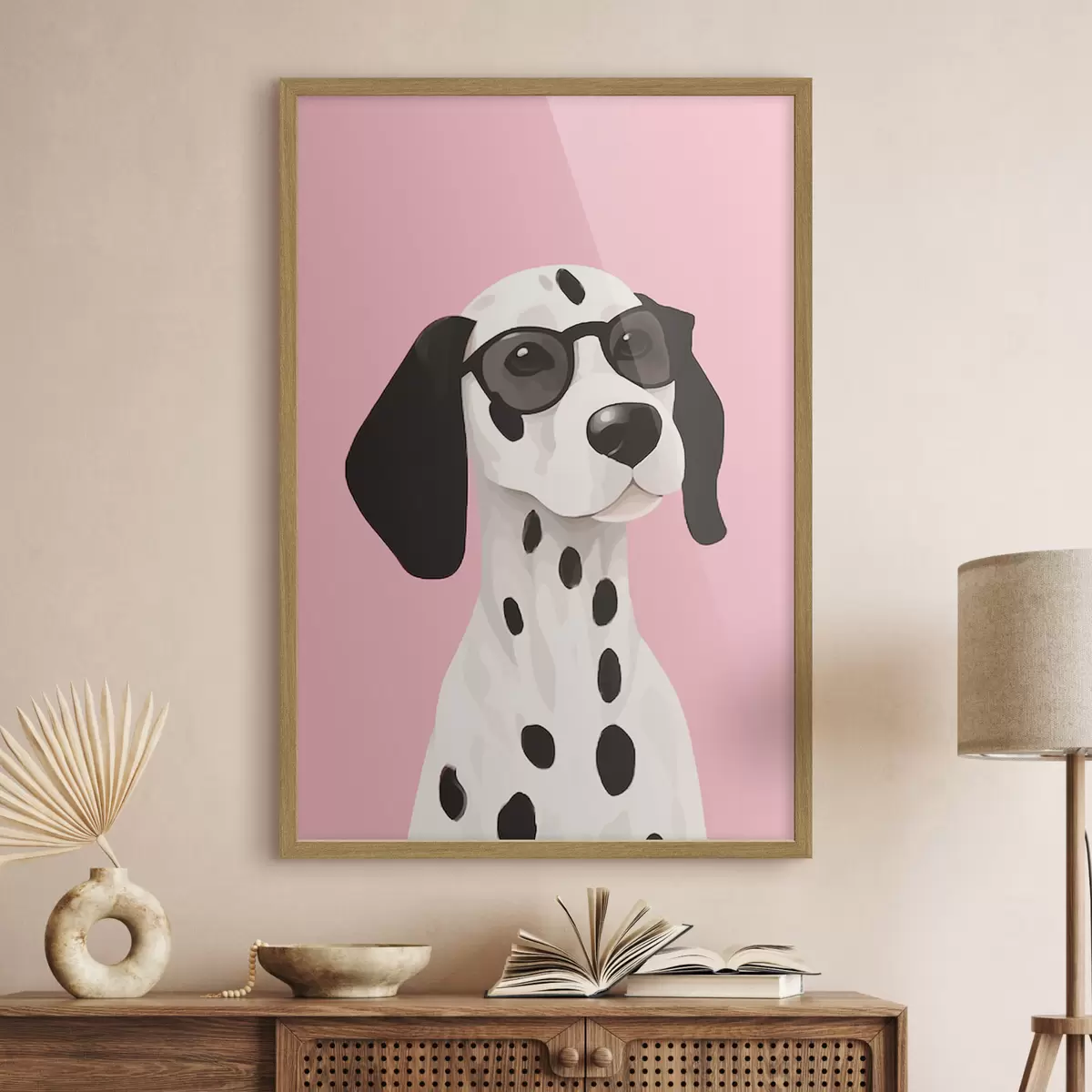 Poster Dalmata con occhiali da sole f46251