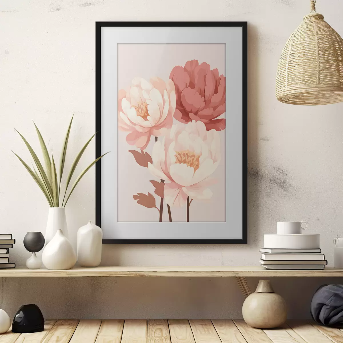 Poster Peonie e energia f46252